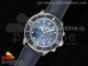 Fifty Fathoms Chronograph SS OMF 1:1 Best Edition Blue Dial on Blue Nylon Strap A7750