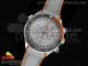 Planet Ocean Master Chronometer Chrono SS Gray Dial on Gray Nylon Strap A9900