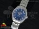 Aqua Terra 38.5mm SS Blue Textured Dial Diamonds Bezel on SS Bracelet A8500