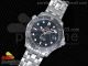 Seamaster 300M Chronometer SS Black OMF 1:1 Best Edition on SS Bracelet A2824 (Black Balance Wheel)